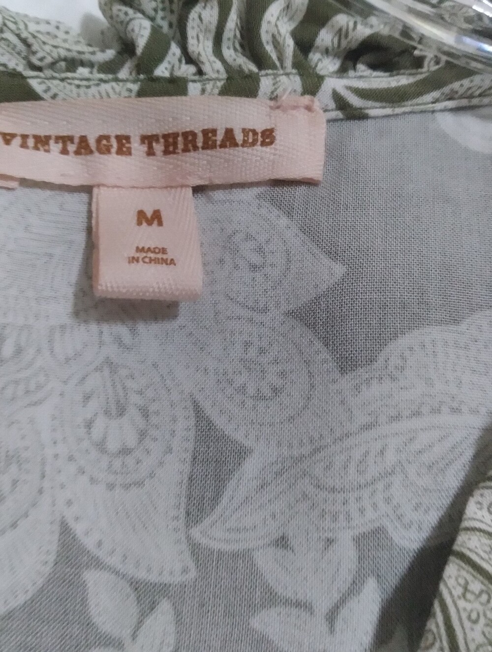 Detailed Button Front Blouse - Picture 10 of 12